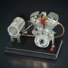 DIY Motorcycle V2 9cc Air-Cooled Gasoline V-Twin Dual Cylinder 4-Stroke Engine FG-VT9 Premium Edition 7 MachinedFlame