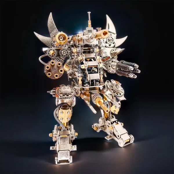 DIY 3D Metal Mechanical Magnetic Mecha Puzzle Assembly Model Kit Premium Edition MachinedFlame