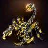 DIY 3D Metal Steampunk Moving Mechanical Dinosaur Head Model Kits - 180PCS+ Premium Edition 2 MachinedFlame