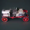 DIY Educational Metal Mechanical Classic Car Mini Electric Single-cylinder Engine Assembly Kit Premium Edition 7 MachinedFlame