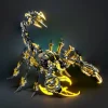 DIY 3D Metal Mechanical Punk Scorpion Animal Puzzle Model Assembly Kit Premium Edition 1 MachinedFlame