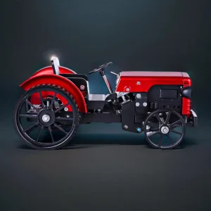 DIY Educational Mini APP Metal RC Tractor Model Assembly Kit Premium Edition