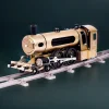 DIY Full Metal Steam Locomotive Train Assembly Engine Kit with Track 387Pcs Premium Edition 1 MachinedFlame