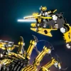 DIY 3D Metal Steampunk Moving Mechanical Dinosaur Head Model Kits - 180PCS+ Premium Edition 3 MachinedFlame