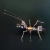 DIY 3D Metal Mechanical Mantis Assembly Insect Model Kits-1000+PCS Premium Edition 6 MachinedFlame