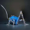 DIY 3D Metal Bengal Tiger and Smilodon with Wing Puzzle Tiger Model Kit-700PCS+ Premium Edition 3 MachinedFlame