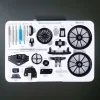 DIY Educational Mini APP Metal RC Tractor Model Assembly Kit Premium Edition 8 MachinedFlame