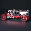DIY Educational Metal Mechanical Classic Car Mini Electric Single-cylinder Engine Assembly Kit Premium Edition 3 MachinedFlame